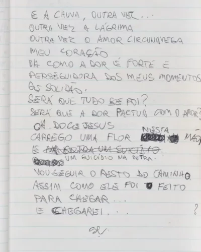 Texto em português
onde o eu_lírico
demonstra se sentir
confuso em relação à
vida, escrito por
Chico Science